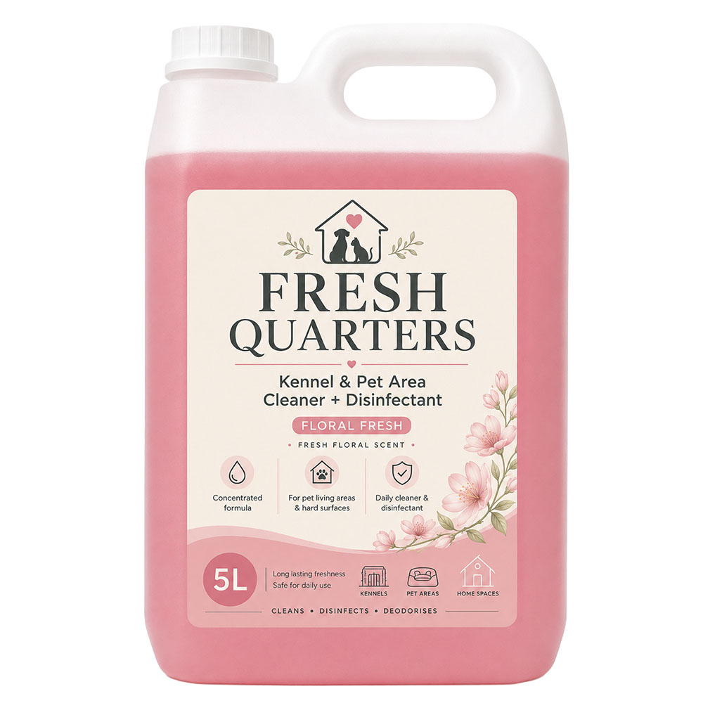Fresh Quarters - Kennel & Pet Cleaner Disinfectant (Floral Fresh)